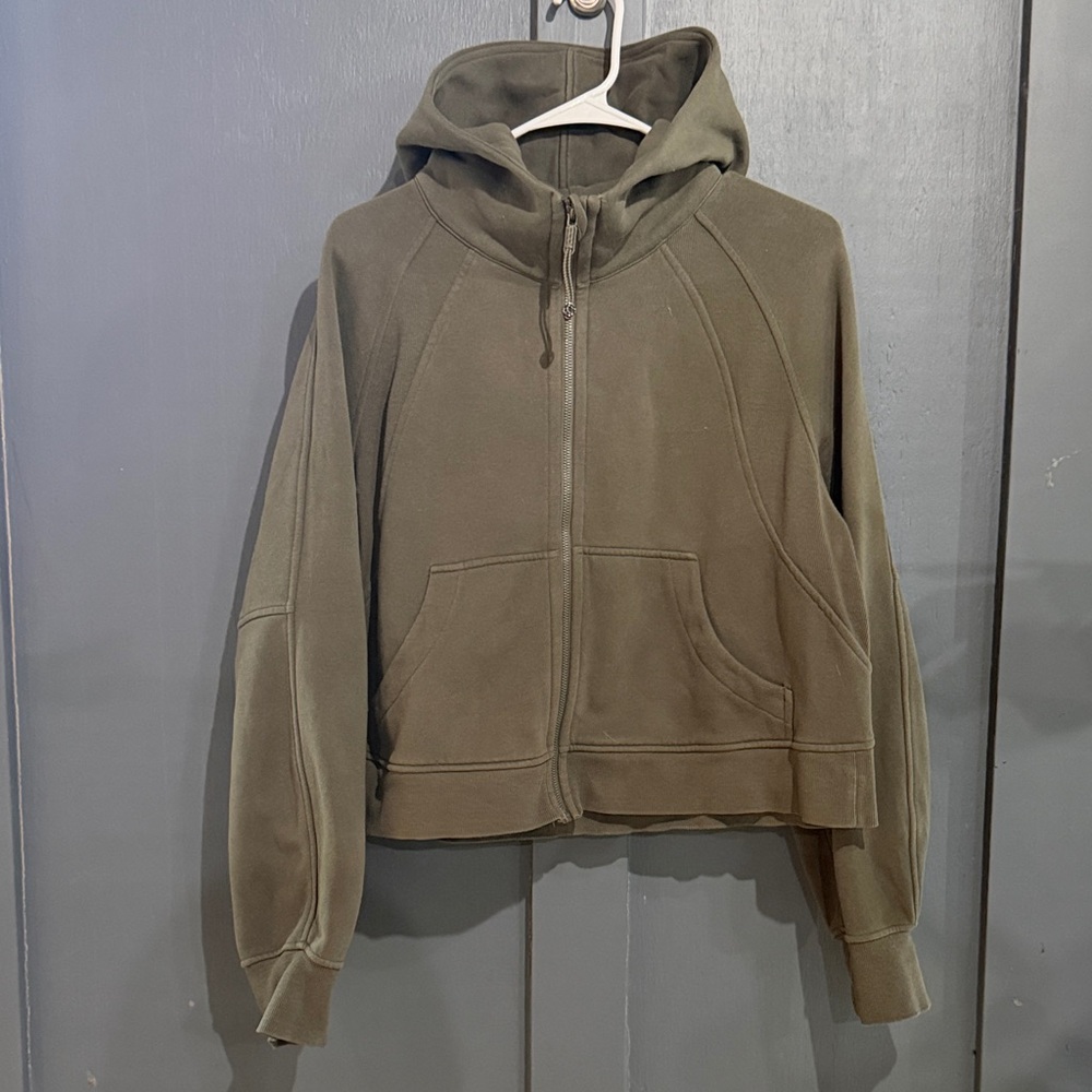 Lululemon Oversized Scuba Full Zip - M/L - Carob Brown